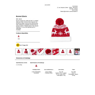 Bonnet de Noël