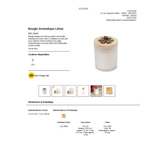 Bougie aromatique