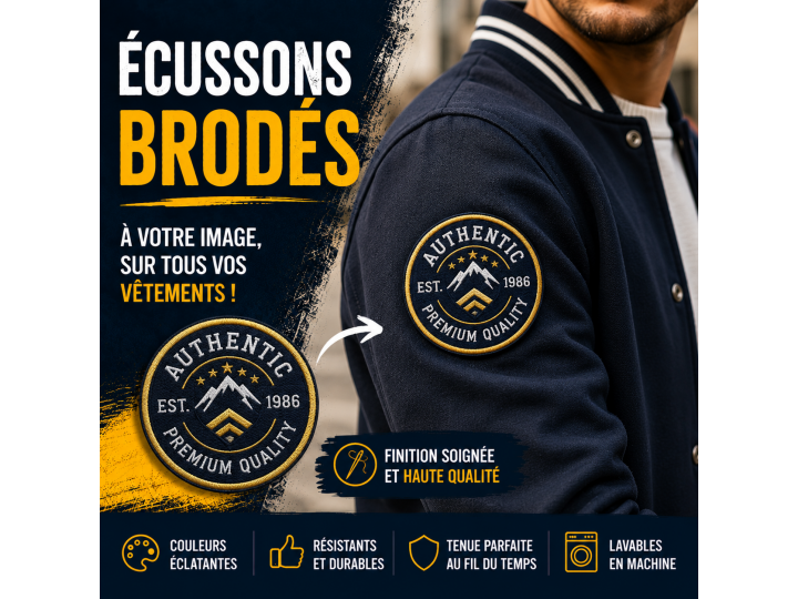 Ecusson brodé