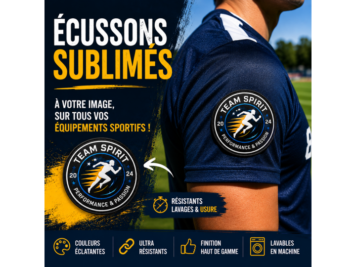 Ecusson sublimé
