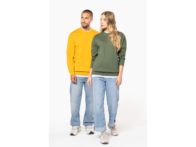 K474 - Sweat-shirt col rond unisexe