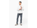 K529 - Chemise coton / &eacute;lasthanne manches longues homme