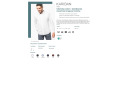 K529 - Chemise coton / &eacute;lasthanne manches longues homme