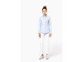 K530 - Chemise coton / &eacute;lasthanne manches longues femme