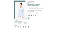 K530 - Chemise coton / &eacute;lasthanne manches longues femme