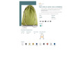 KI0125 - Sac &agrave; dos en coton avec cordelettes