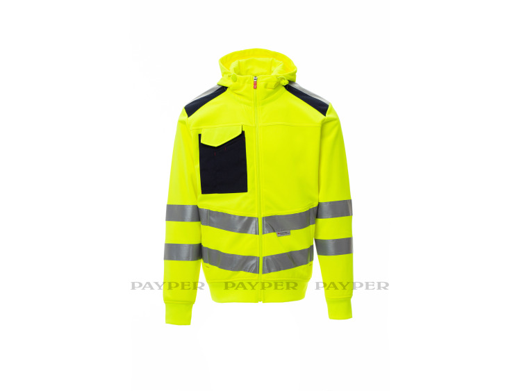 LEADER - Veste sweat capuche r&eacute;fl&eacute;chissant