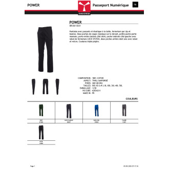 POWER  Pantalon cargo
