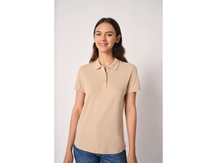 TTIB296  Polo piqué manches courtes femme