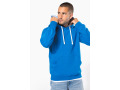TTK446 - Sweat-shirt capuche contrast&eacute;e homme
