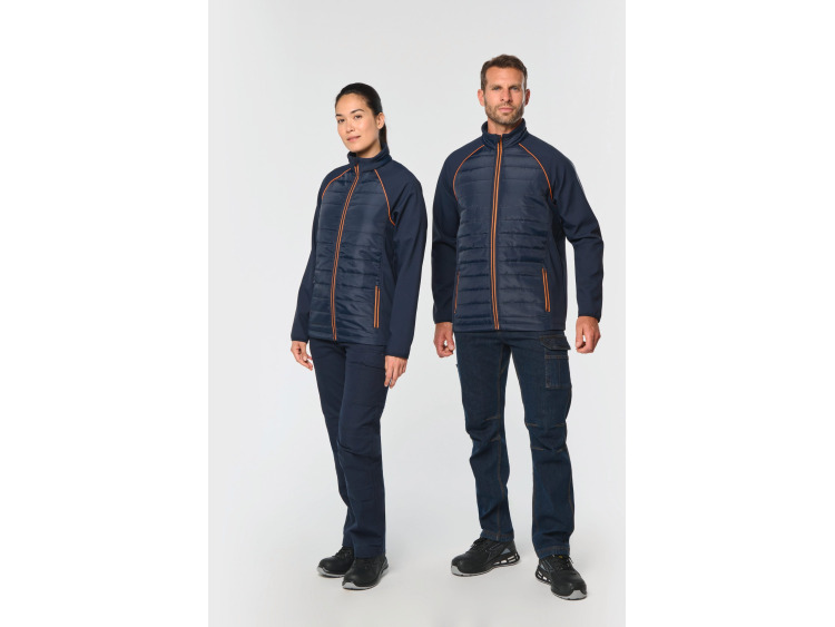 TTWK6147 - Veste Day To Day bi-matière unisexe