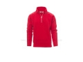 VANCOUVER - Sweat-shirt demi zip &eacute;clair m&eacute;tal