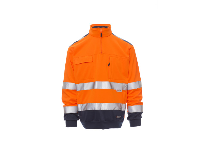 VISION  Polaire demi zip réfléchissant