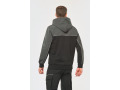 WK410 - Veste molleton bicolore zipp&eacute;e &agrave; capuche &eacute;coresponsable unisexe